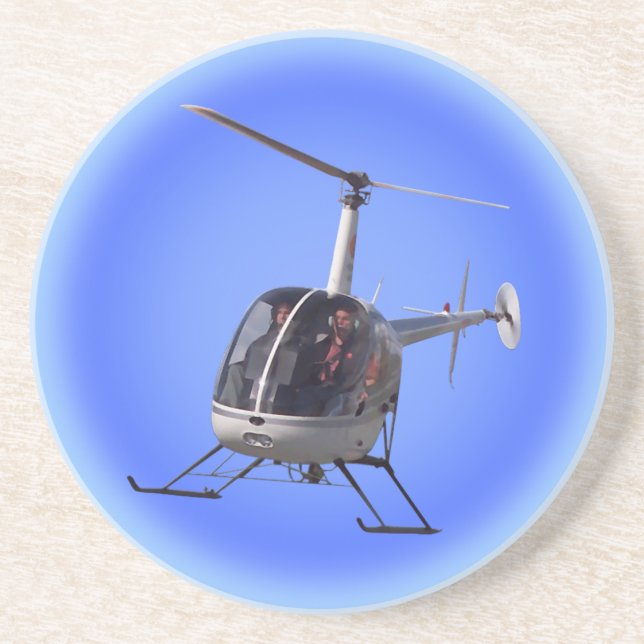Helicopter Coasters Cool Helicopter Keepsake (Front)