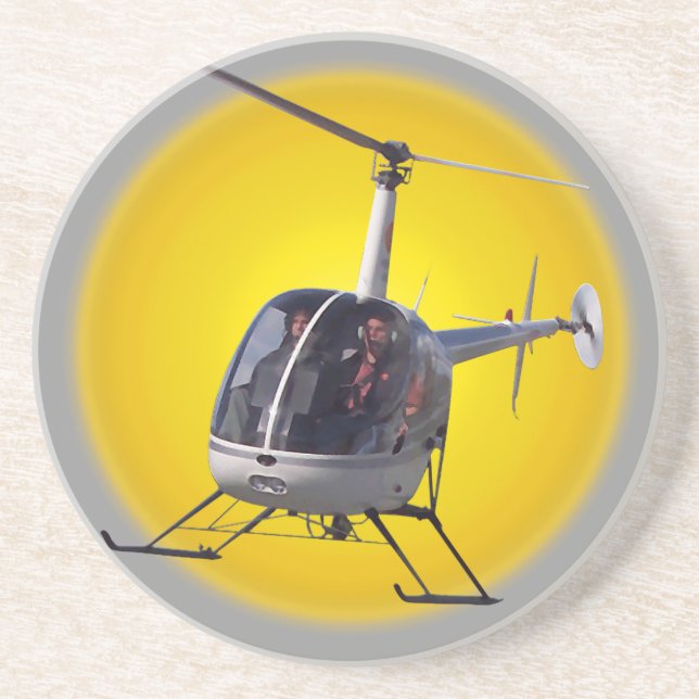 Helicopter Coasters Cool Helicopter Keepsake (Front)