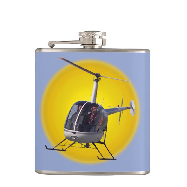 Helicopter Flask Customized Helicopter Drink Flask (Front)