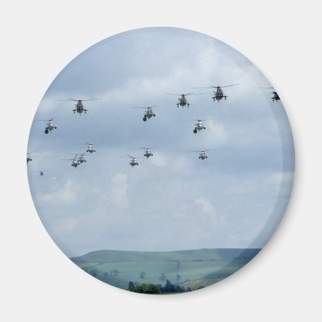 Helicopter flypast magnet (Front)