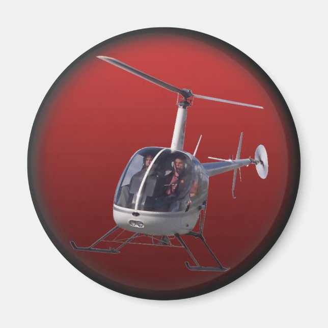 Helicopter Fridge Magnets & Helicopter Keepsakes (Front)