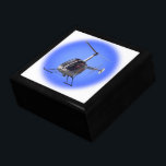 Helicopter Gift Box Cool Helicopter Jewerly Box<br><div class="desc">Helicopter Gift Box Helicopter Jewellery Box Helicopter Keepsake Boxes & Helicopter Gifts for Men, Women, Kids, Home & Office Friends Family Helicopter Boxes, Decorations Chopper Enthusiasts Jewellery Box Aviation Gift Box Memento & Keepsake Box Helicopter Pilot Gift Box Design by Artist / Designer Kim Hunter. See www.kimhunter.ca for more Helicopter...</div>