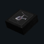 Helicopter Gift Box Cool Helicopter Jewerly Box<br><div class="desc">Helicopter Gift Box Helicopter Jewellery Box Helicopter Keepsake Boxes & Helicopter Gifts for Men, Women, Kids, Home & Office Friends Family Helicopter Boxes, Decorations Chopper Enthusiasts Jewellery Box Aviation Gift Box Memento & Keepsake Box Helicopter Pilot Gift Box Design by Artist / Designer Kim Hunter. See www.kimhunter.ca for more Helicopter...</div>