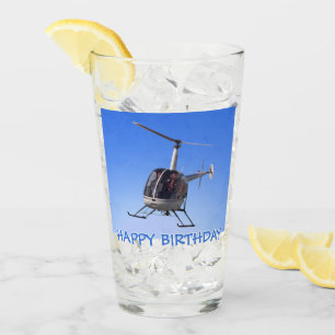 Helicopter Glass Personalized Chopper Glasses