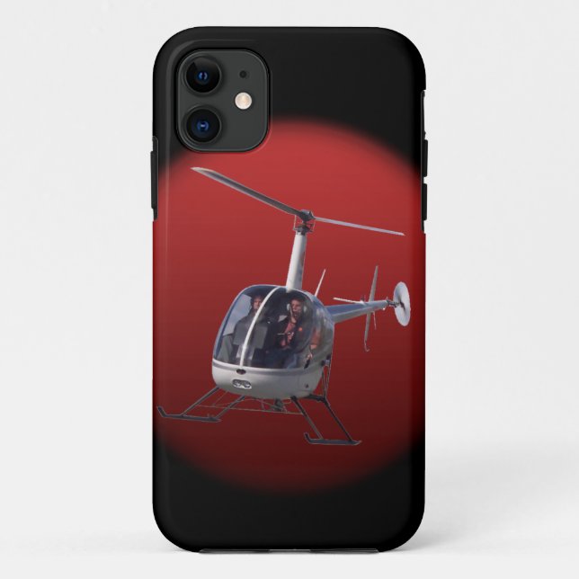Helicopter iPhone 5 Case Cool Chopper Pilot Cases (Back)