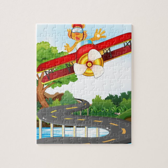 Helicopter Jigsaw Puzzle (Vertical)