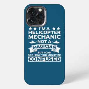 Helicopter Mechanic Apparel Top Funny Mechanics iPhone 13 Pro Max Case