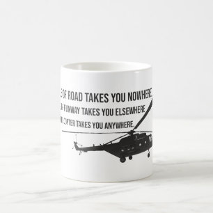 Helicopter Mug with Quotation