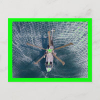 helicopter over water