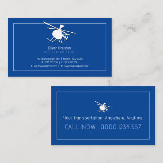 Helicopter Pilot | Air Taxi Business Card
