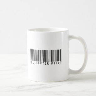 Helicopter Pilot Bar Code Coffee Mug