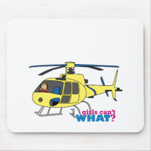 Helicopter Pilot Mouse Pad