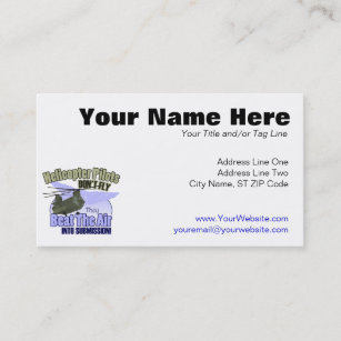 Helicopter Pilots Don't Fly... [CH-47] Business Card