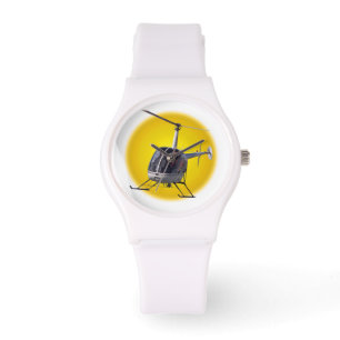 Helicopter Watch Cool Flying Helicopter Wristwatch