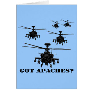 Hélicoptère impressionnant d'Apache