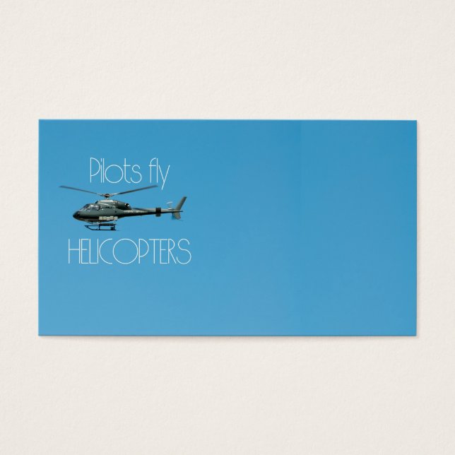 Hélicoptères Pilot (Devant)