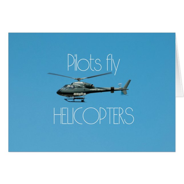 Hélicoptères Pilot (Devant horizontal)