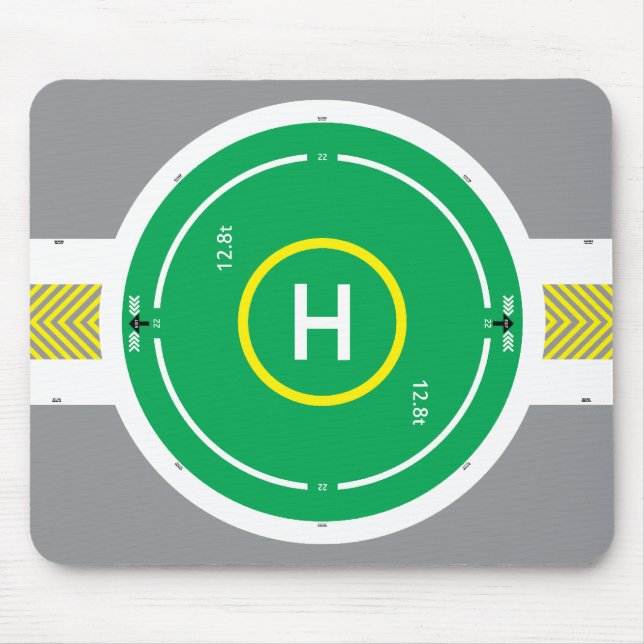 HeliDECK Green Mouse Pad (Front)