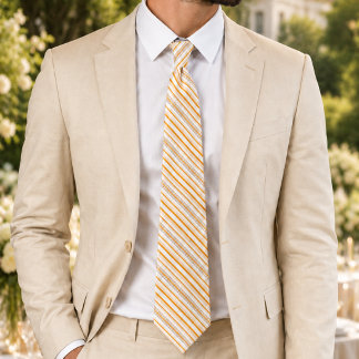 HELIOS – Golden Ivory Structured Tie
