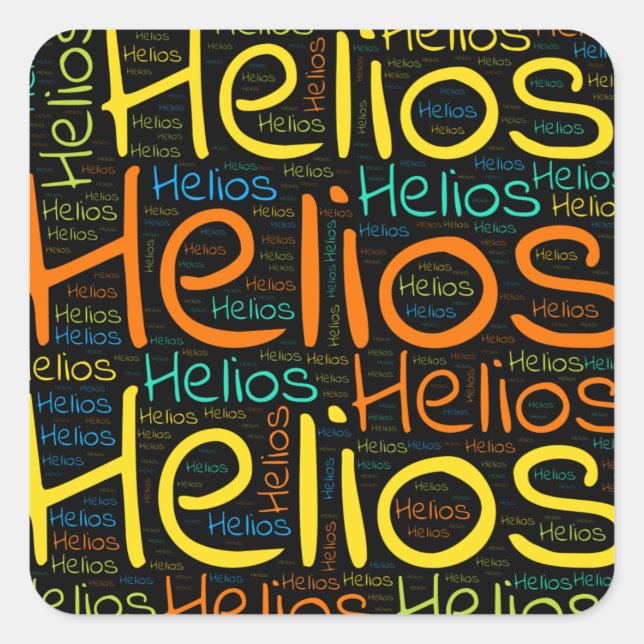 Helios Square Sticker (Front)