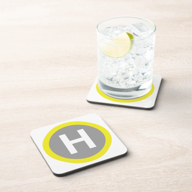 Helipad Sign Coaster (Right Side)