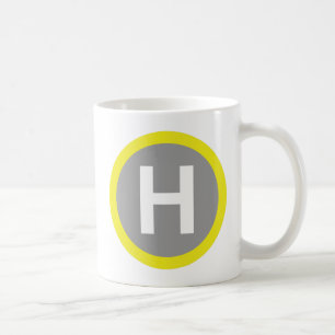 Helipad Sign Coffee Mug