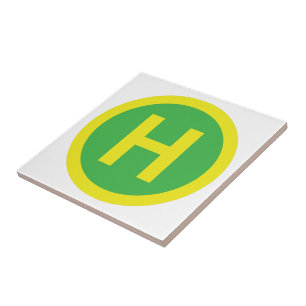 Helipad Sign Tile