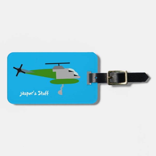 Helitack Luggage Tag (Front Horizontal)
