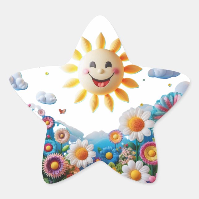 Helium balloons are lightweight star sticker (Front)