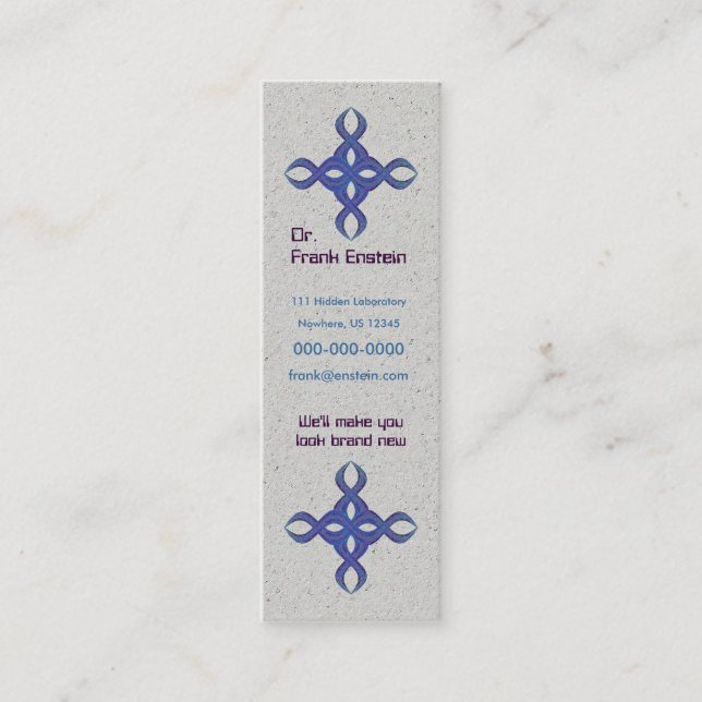 Helix Cross Mini Business Card (Front)