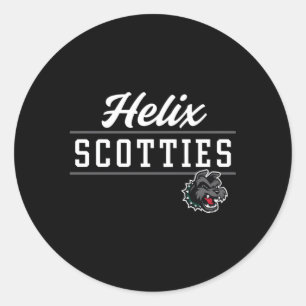 Helix High School Scotties C8 Classic Round Sticker
