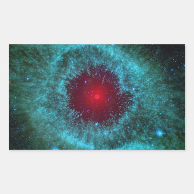 helix-nebula-11156 planetary fog, constellation aq sticker (Front)