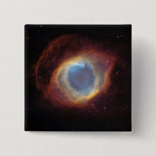 Helix Nebula 2 Inch Square Button