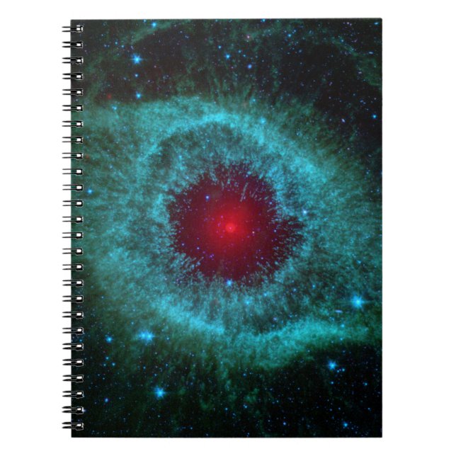 Helix Nebula, Beautiful Stars in the Galaxy Notebook (Front)