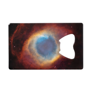 Helix Nebula by Hubble Credit Card Bottle Opener