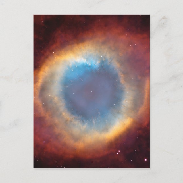 Helix Nebula by Hubble Postcard (Front)