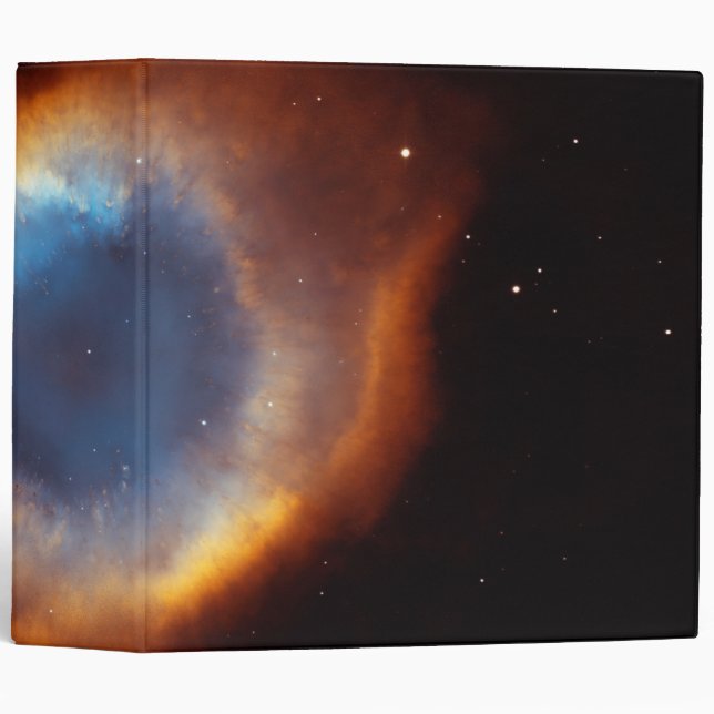 Helix Nebula "Eye of God" Hubble Telescope Binder (Front/Spine)