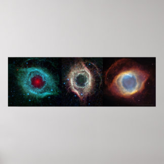 Helix Nebula Eyes 36x12 (36x12) Poster