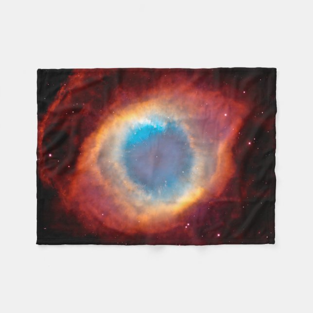 Helix Nebula Fleece Blanket (Front (Horizontal))