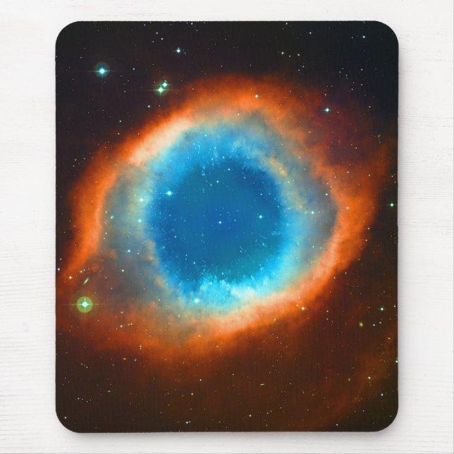 Helix Nebula, Galaxies and Stars Mouse Pad (Front)