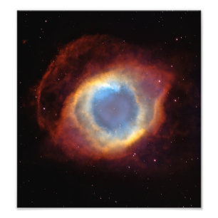 Helix Nebula (Hubble Telescope) Photo Print