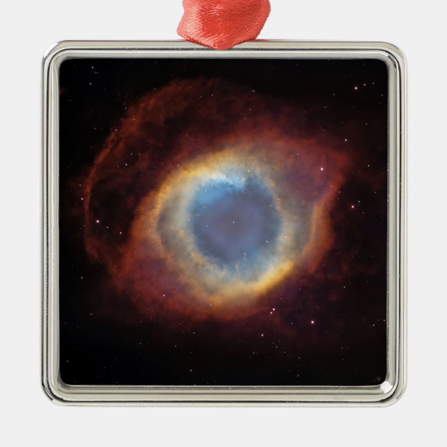 Helix Nebula Metal Ornament (Front)