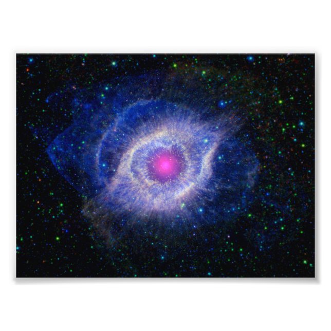 Helix Nebula NASA Purple Photo Print (Front)