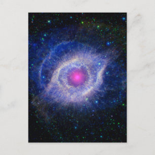Helix Nebula NASA Purple Postcard