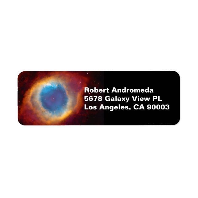 Helix Nebula or NGC 7293 View with HST,  ZGOS, (Front)
