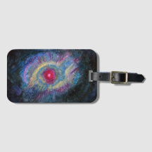 Helix Nebula Outer Space Luggage Tag