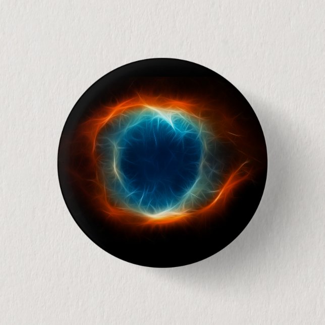 Helix Nebula Star Space Cloud 1 Inch Round Button (Front)