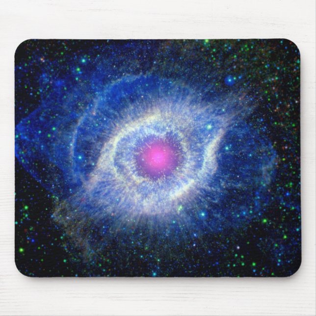 Helix Nebula Ultraviolet Eye of God Space Photo Mouse Pad (Front)