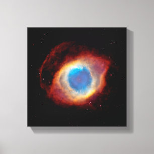 Helix Planetary Nebula NGC 7293 - Eye of God Canvas Print