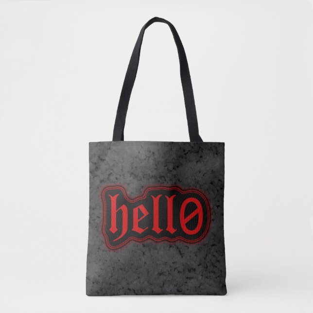 hell0 Tote Bag (Front)